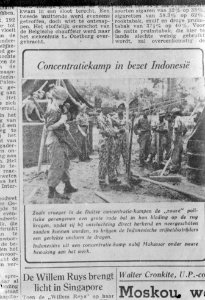 Reproducte van een foto in de krant De Waarheid van circa 26 mei, waarop twee I, Bestanddeelnr 13775