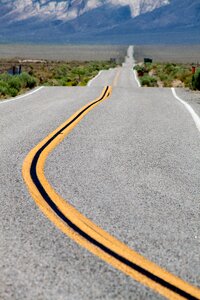 Road wide central reservation photo