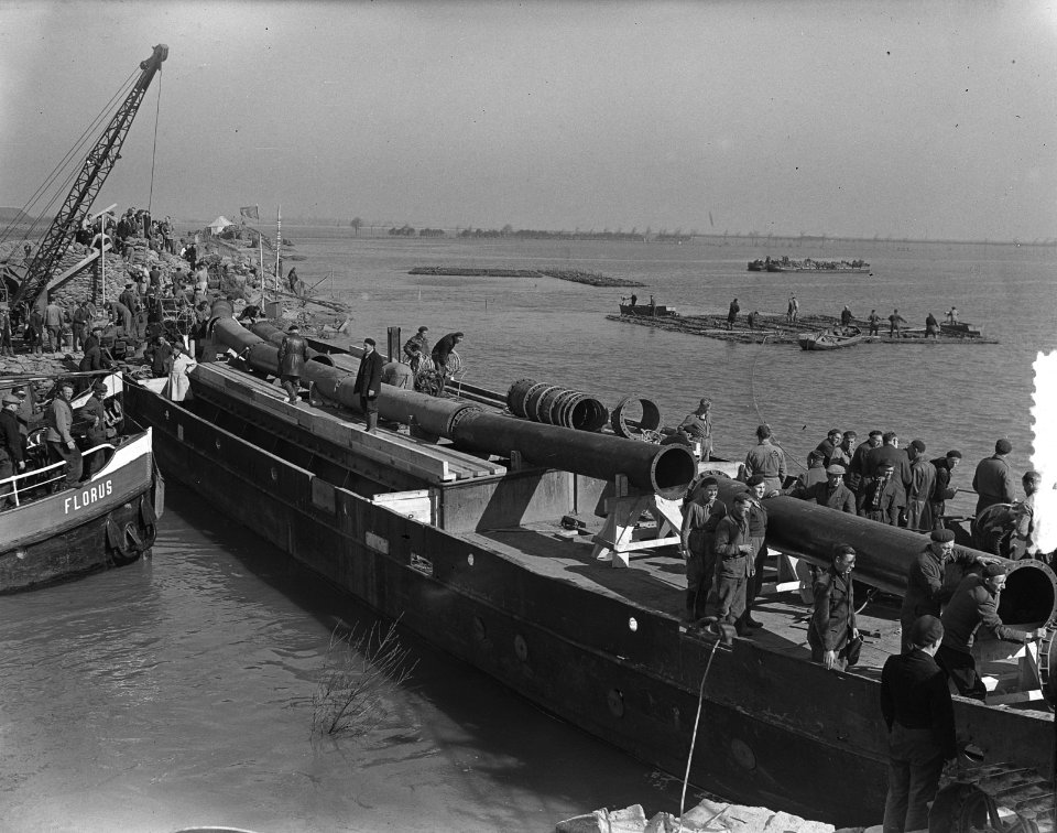 Rilland Bath dichten duikgat schip laten zinken, Bestanddeelnr 905-6753