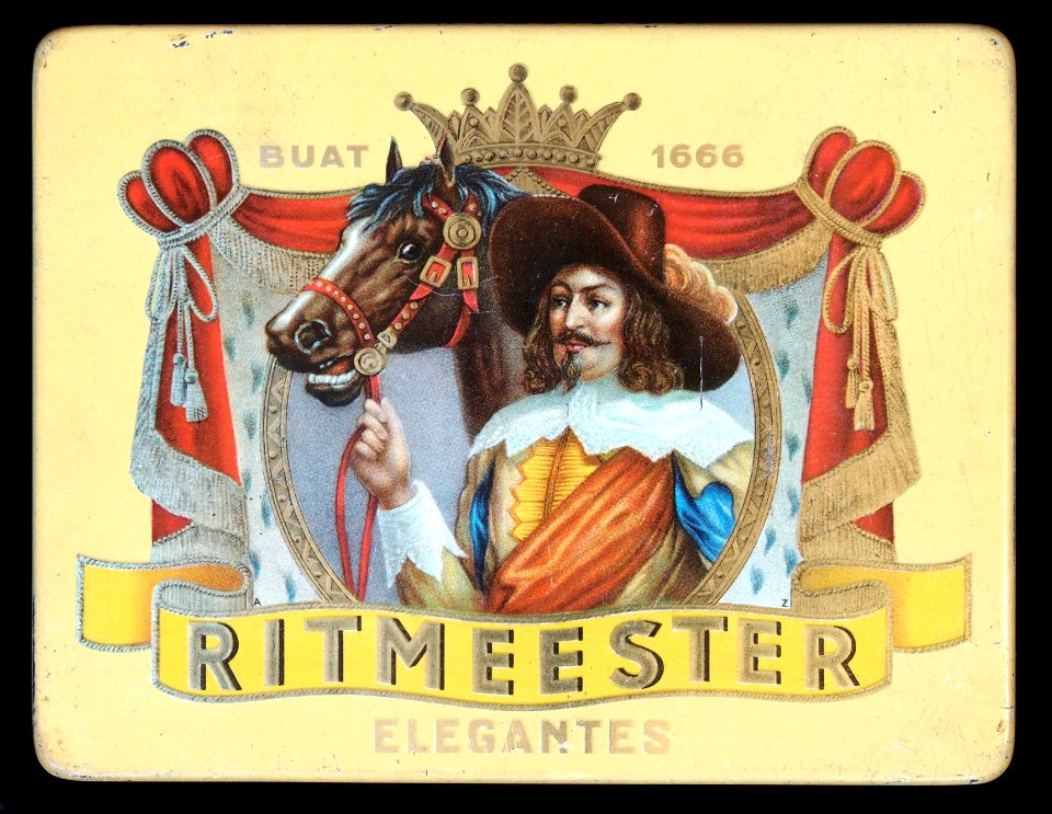 Ritmeester Elegantes sigarenblikje