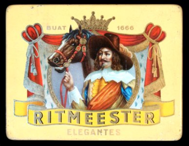 Ritmeester Elegantes sigarenblikje