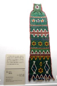 Ritual Bead Necklace, Amami Oshima Island, Second Sho Dynasty, Ryukyu Kingdom, 19th century, glass and stone - Tokyo National Museum - DSC05391