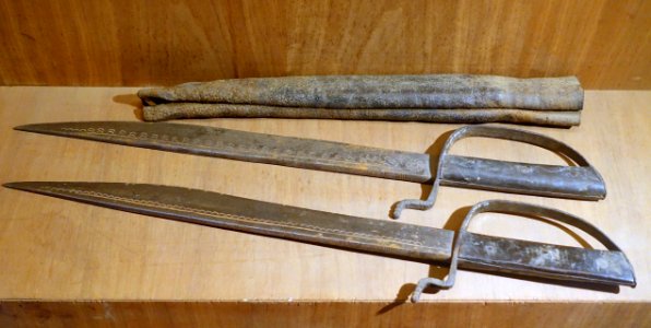 Ritual swords, Giay - Vietnam Museum of Ethnology - Hanoi, Vietnam - DSC02910