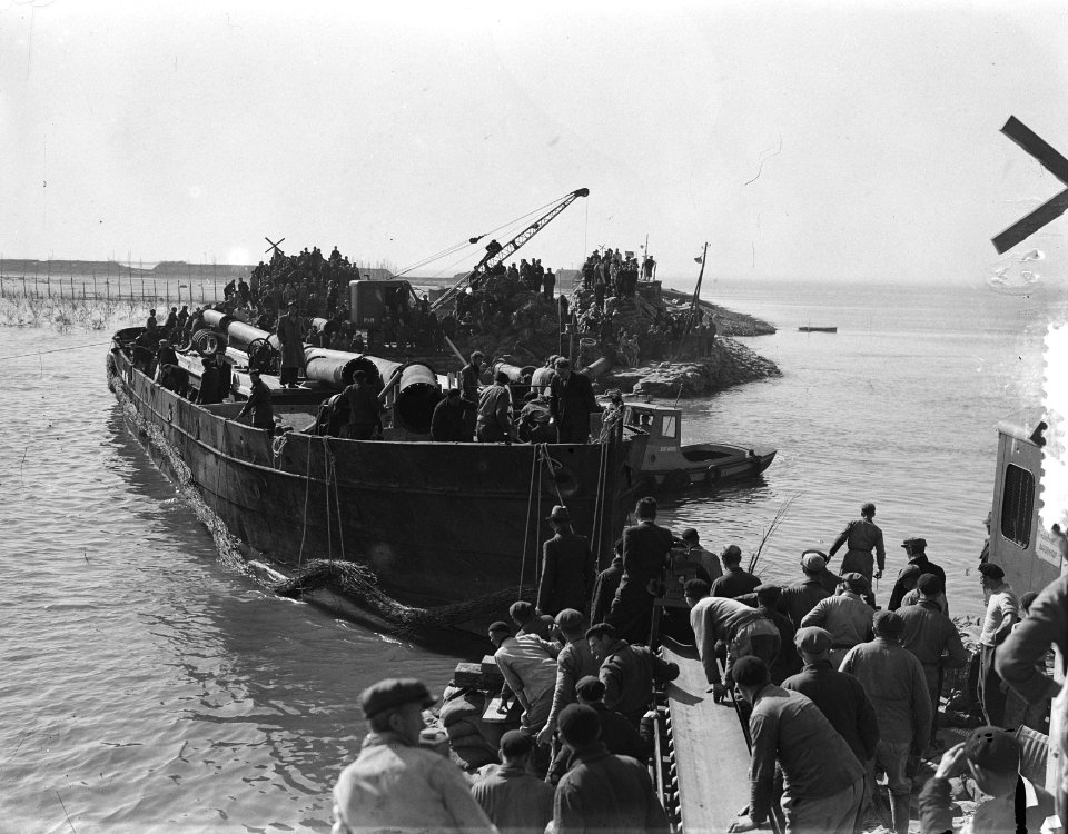 Rilland Bath dichten duikgat schip laten zinken, Bestanddeelnr 905-6752
