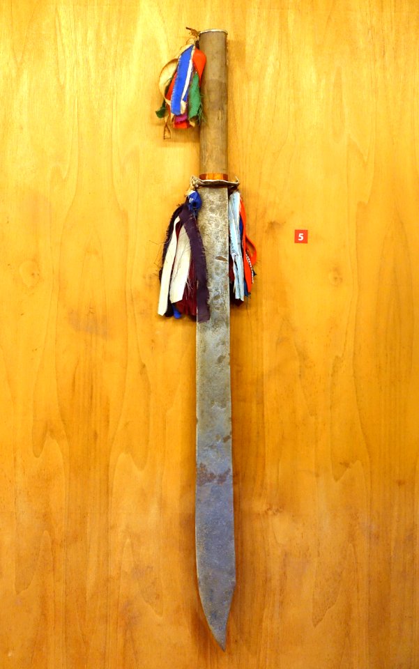 Ritual sword, La Chi - Vietnam Museum of Ethnology - Hanoi, Vietnam - DSC02941