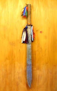 Ritual sword, La Chi - Vietnam Museum of Ethnology - Hanoi, Vietnam - DSC02941