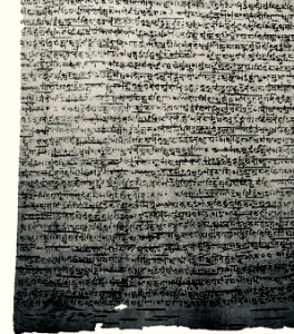 Rigveda palm leaf, Sanskrit language, Sharada script, Kashmir photo