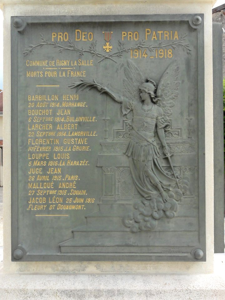 Rigny-la-Salle (Meuse) monument aux morts (03)