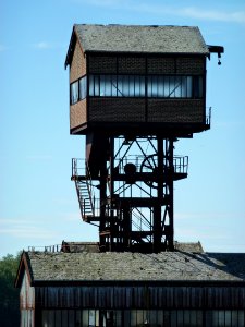 Rimogne (Ardennes) chevalement de la Fosse St.-Quentin
