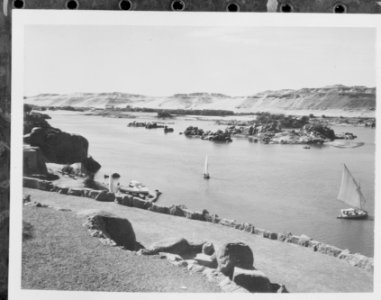 Rivieren, zeilboten, panorama, Bestanddeelnr 255-6635