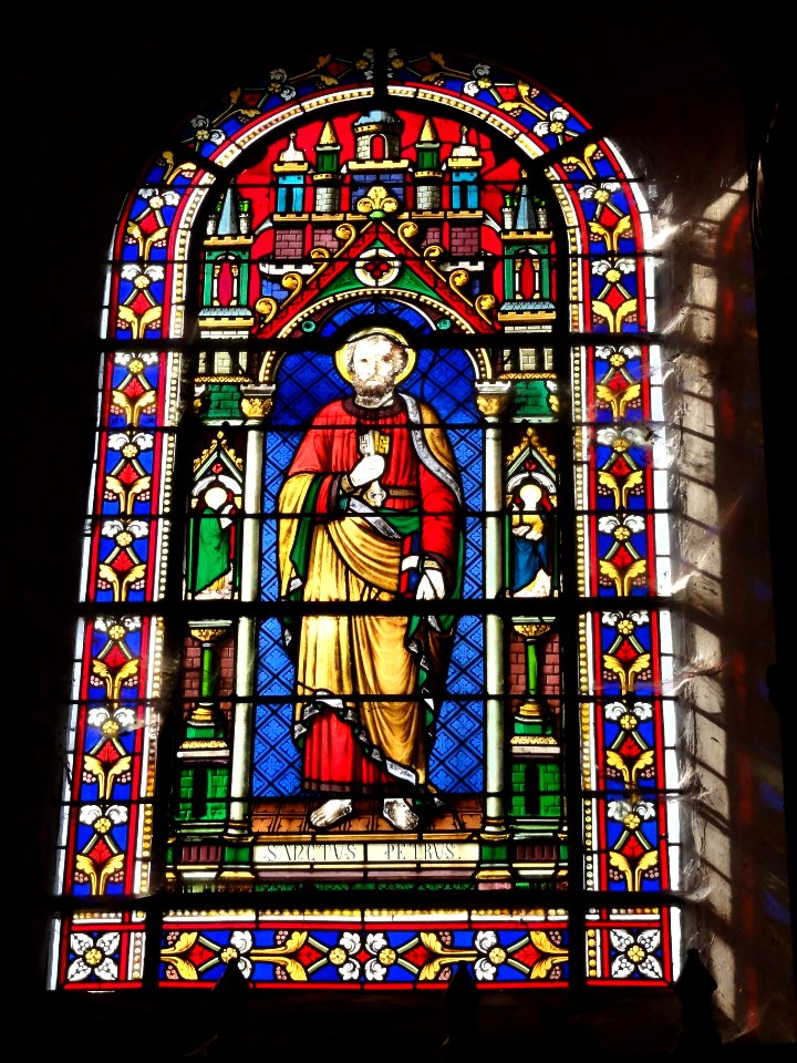 Riville (Seine-Mar.) église, vitrail (04)
