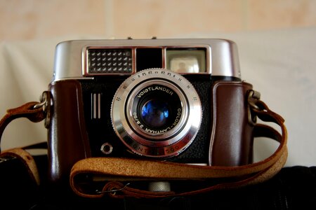 Vintage camera brown camera