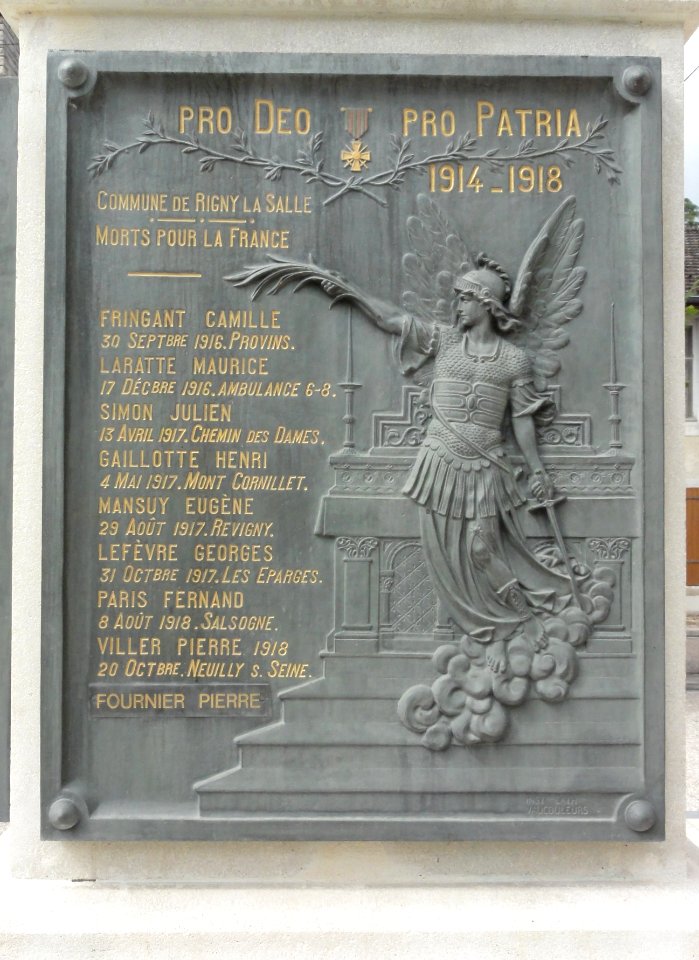 Rigny-la-Salle (Meuse) monument aux morts (04)