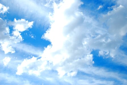 Blue white air