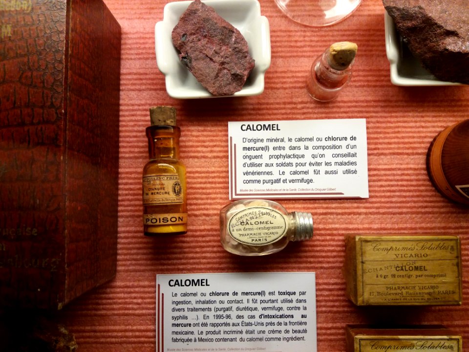 Rillieux-la-Pape - Musée Testut-Latarjet, comprimés solubles de calomel