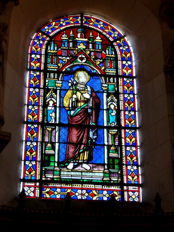 Riville (Seine-Mar.) église, vitrail (02)