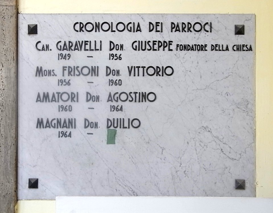 Rimini, Johano+Paŭlo, paroĥestroj, 1