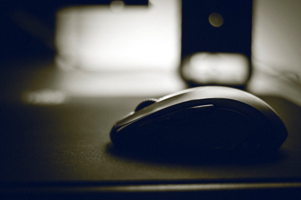 Dark technology mouse