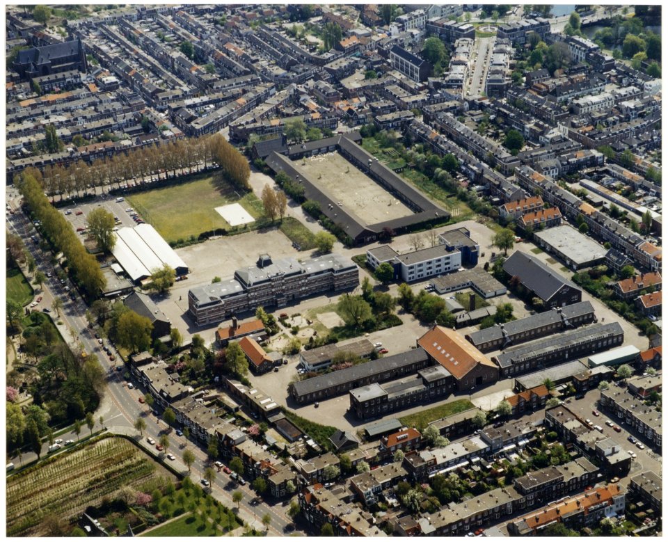 Ripperdaterrein waar nieuwbouw zal gaan plaatsvinden. NL-HlmNHA 54030873