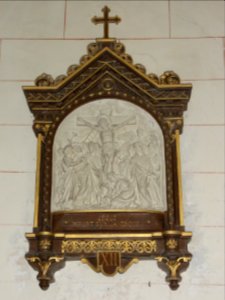 Riville (Seine-Mar.) église, chemin de croix, station 12