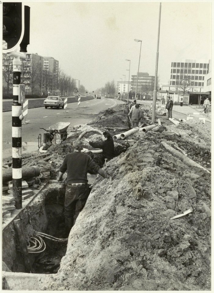 Rioleringswerkzaamheden aan de Europaweg. NL-HlmNHA 54021103