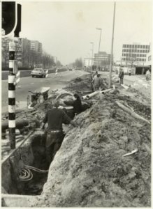 Rioleringswerkzaamheden aan de Europaweg. NL-HlmNHA 54021103
