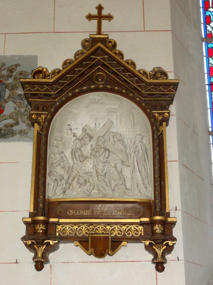 Riville (Seine-Mar.) église, chemin de croix, station 02