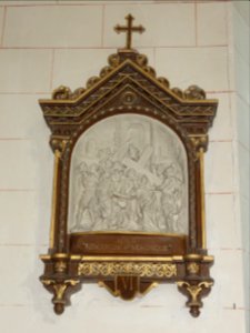 Riville (Seine-Mar.) église, chemin de croix, station 06
