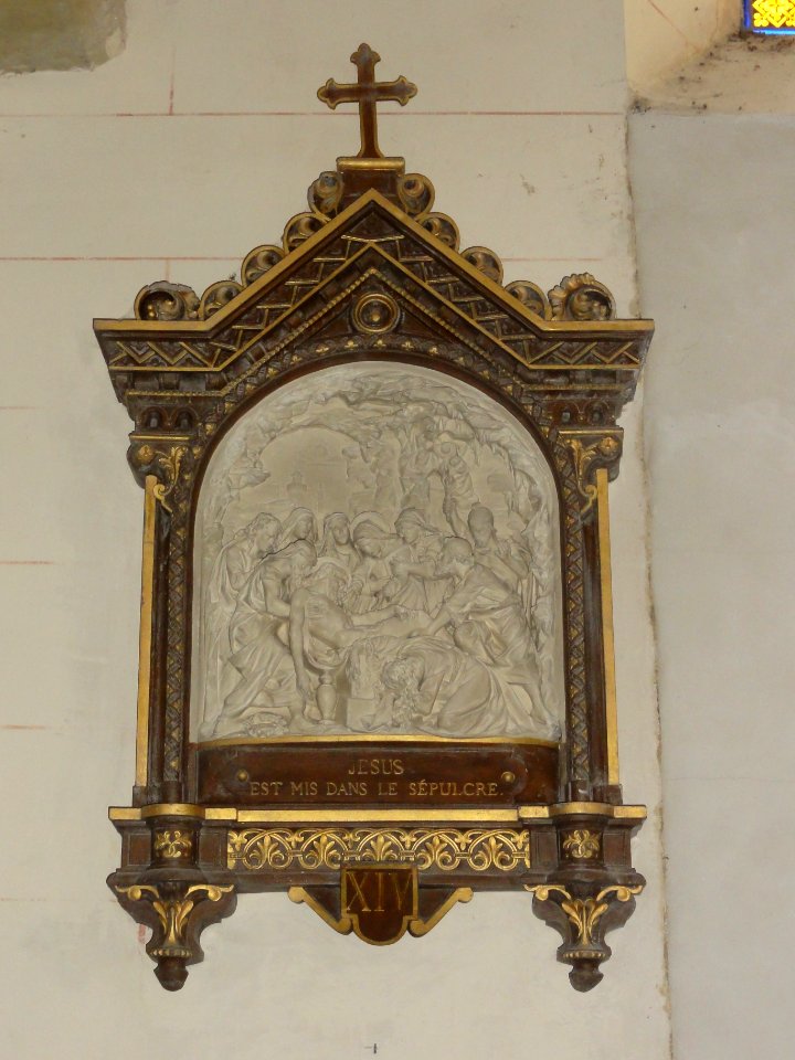 Riville (Seine-Mar.) église, chemin de croix, station 14