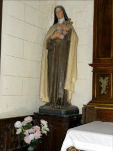 Riville (Seine-Mar.) église, statue 07 Sainte Thérèse de Lisieux