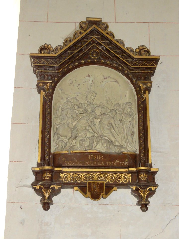 Riville (Seine-Mar.) église, chemin de croix, station 09