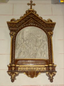 Riville (Seine-Mar.) église, chemin de croix, station (01)