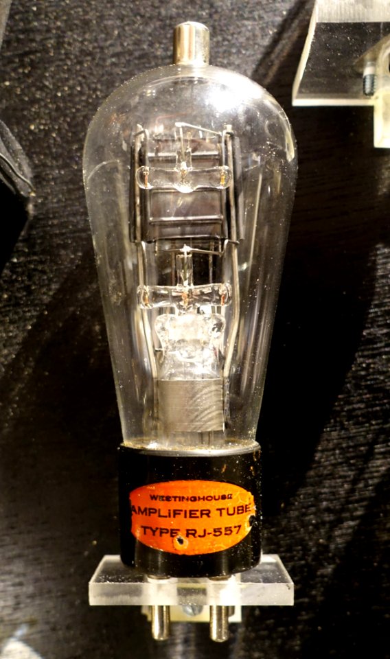 RJ-557 Amplifier Tube, Westinghouse - National Electronics Museum - DSC00168