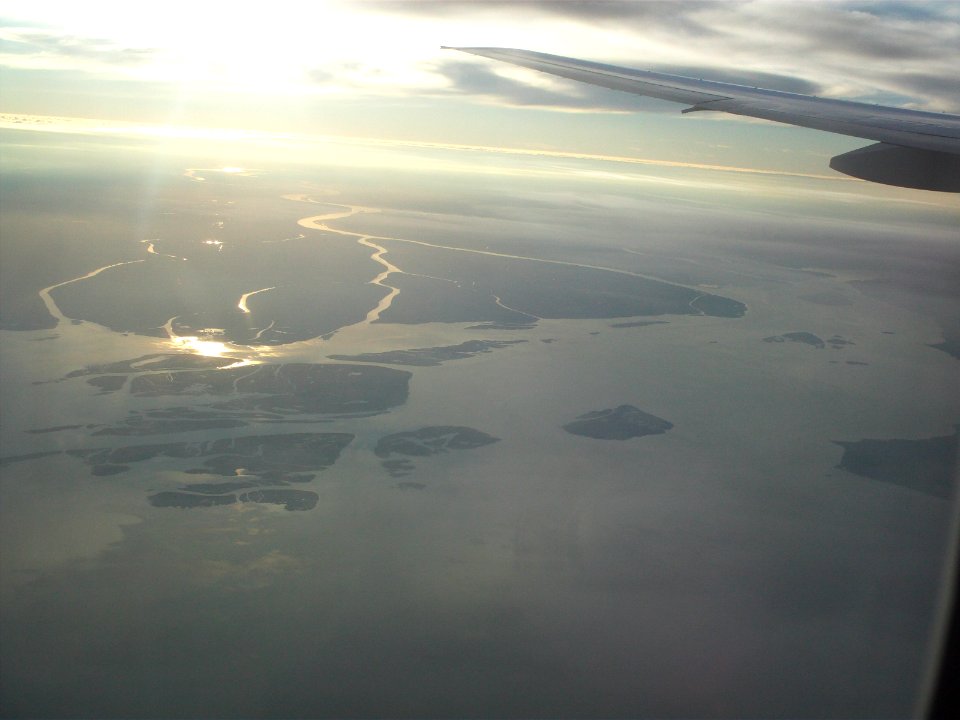 Rio Plata delta Air view 1