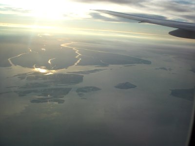 Rio Plata delta Air view 1