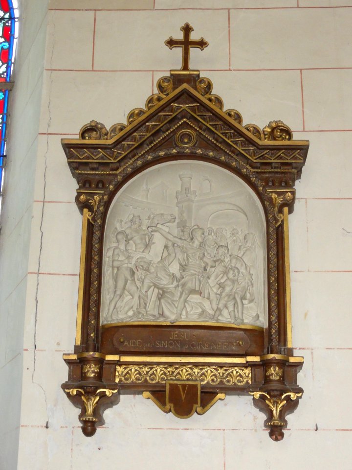 Riville (Seine-Mar.) église, chemin de croix, station 05