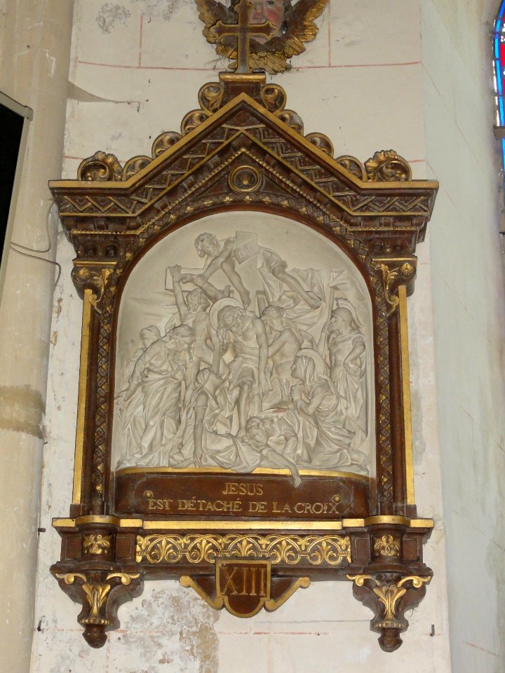 Riville (Seine-Mar.) église, chemin de croix, station 13