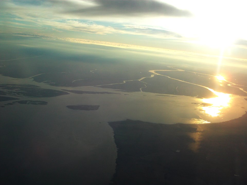 Rio Plata delta Air view 2