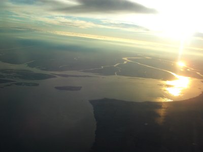 Rio Plata delta Air view 2