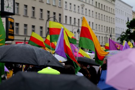 Riseup4Rojava demonstration Berlin 2020-06-20 17