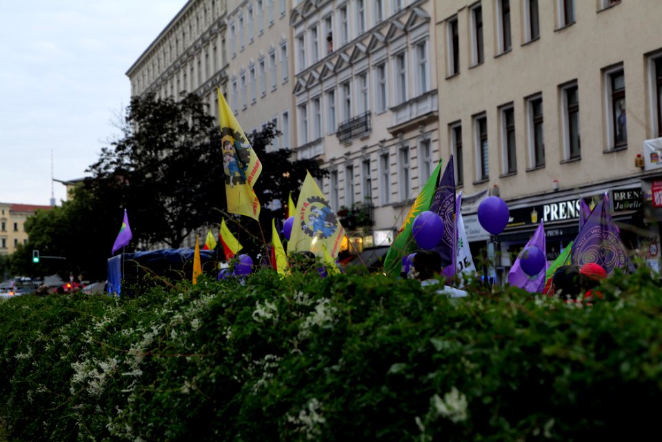 Riseup4Rojava demonstration Berlin 2020-06-20 41