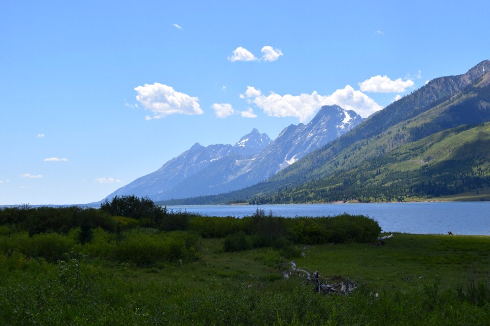 Tetons mountain peaks mountains