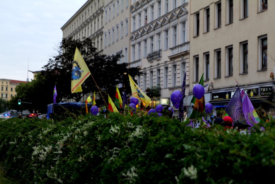 Riseup4Rojava demonstration Berlin 2020-06-20 42