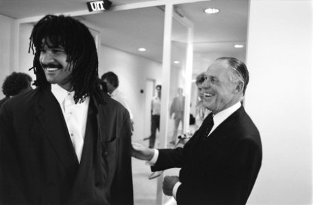 Rinus Michels met Ruud Gullit, Bestanddeelnr 934-5043