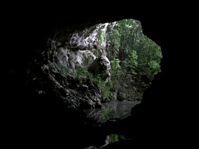 Rio Frio Cave opening photo