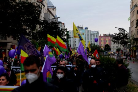 Riseup4Rojava demonstration Berlin 2020-06-20 31