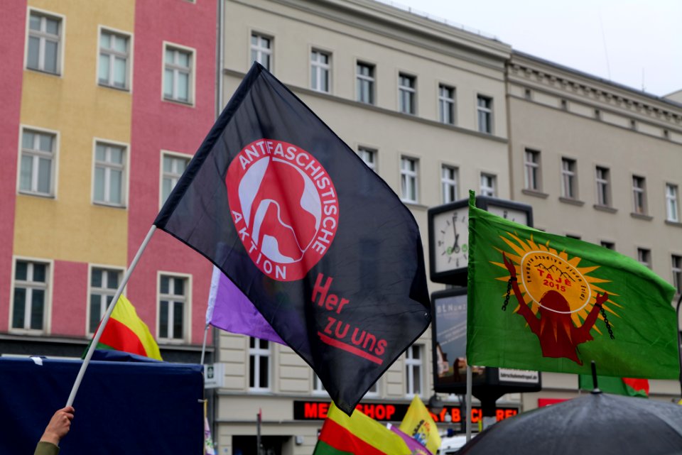 Riseup4Rojava demonstration Berlin 2020-06-20 19