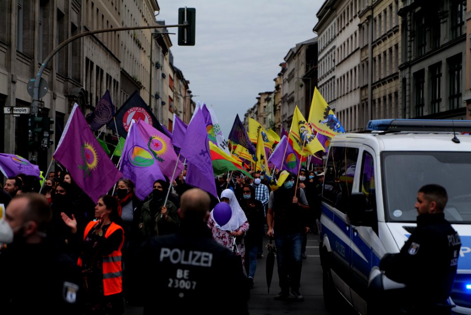 Riseup4Rojava demonstration Berlin 2020-06-20 51