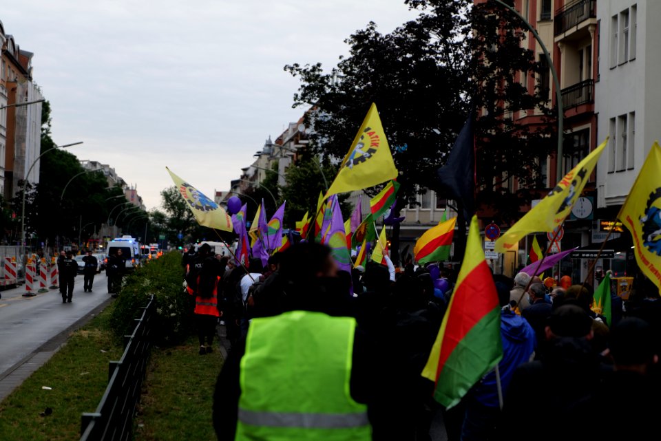 Riseup4Rojava demonstration Berlin 2020-06-20 32