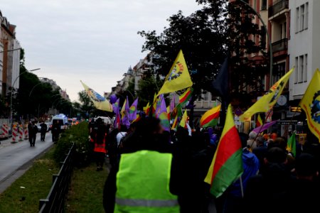 Riseup4Rojava demonstration Berlin 2020-06-20 32